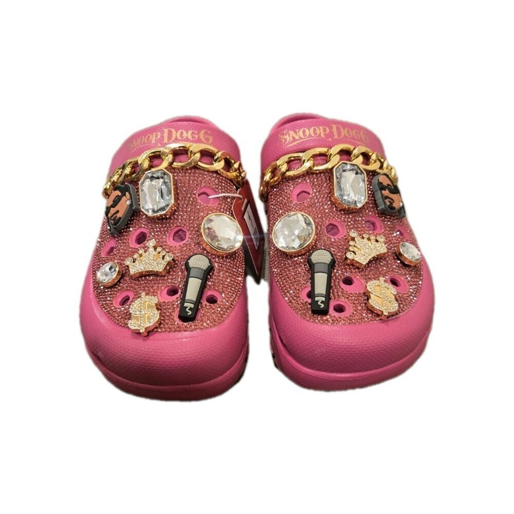 Pink Skechers x Snoop Dogg Arch Fit Footsteps-Rollin N Gold Women's Slip On - Picture 3 of 3